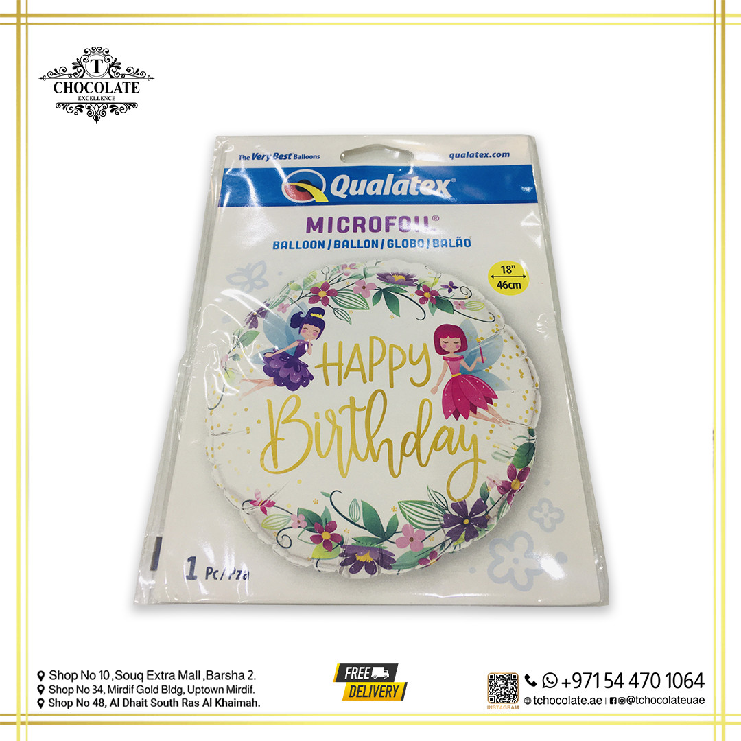 Happy Birthday Helium Foil Balloon Z4