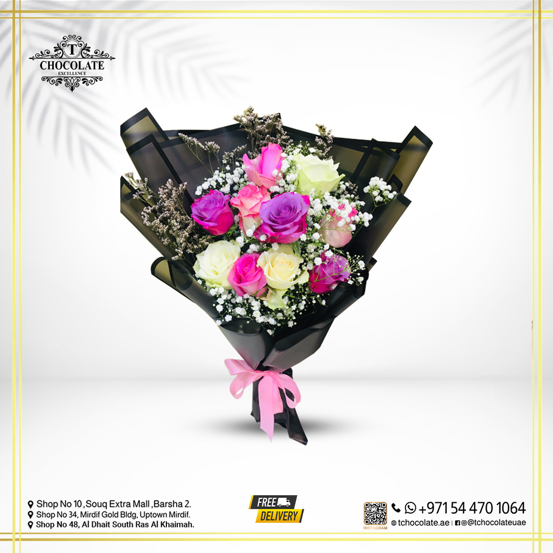 Pinky Lovers 3 Flower Bouquet