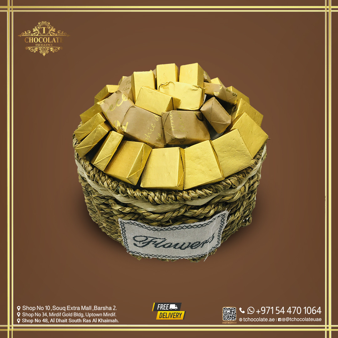 Chocolate Tray Basket Arrangement – SZ636