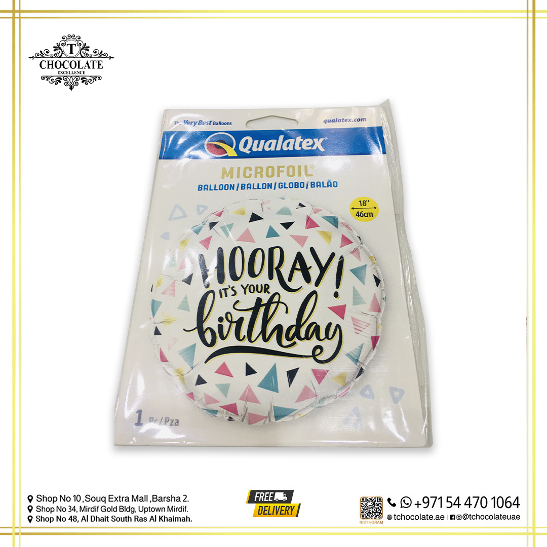 Happy Birthday Helium Foil Balloon Z5