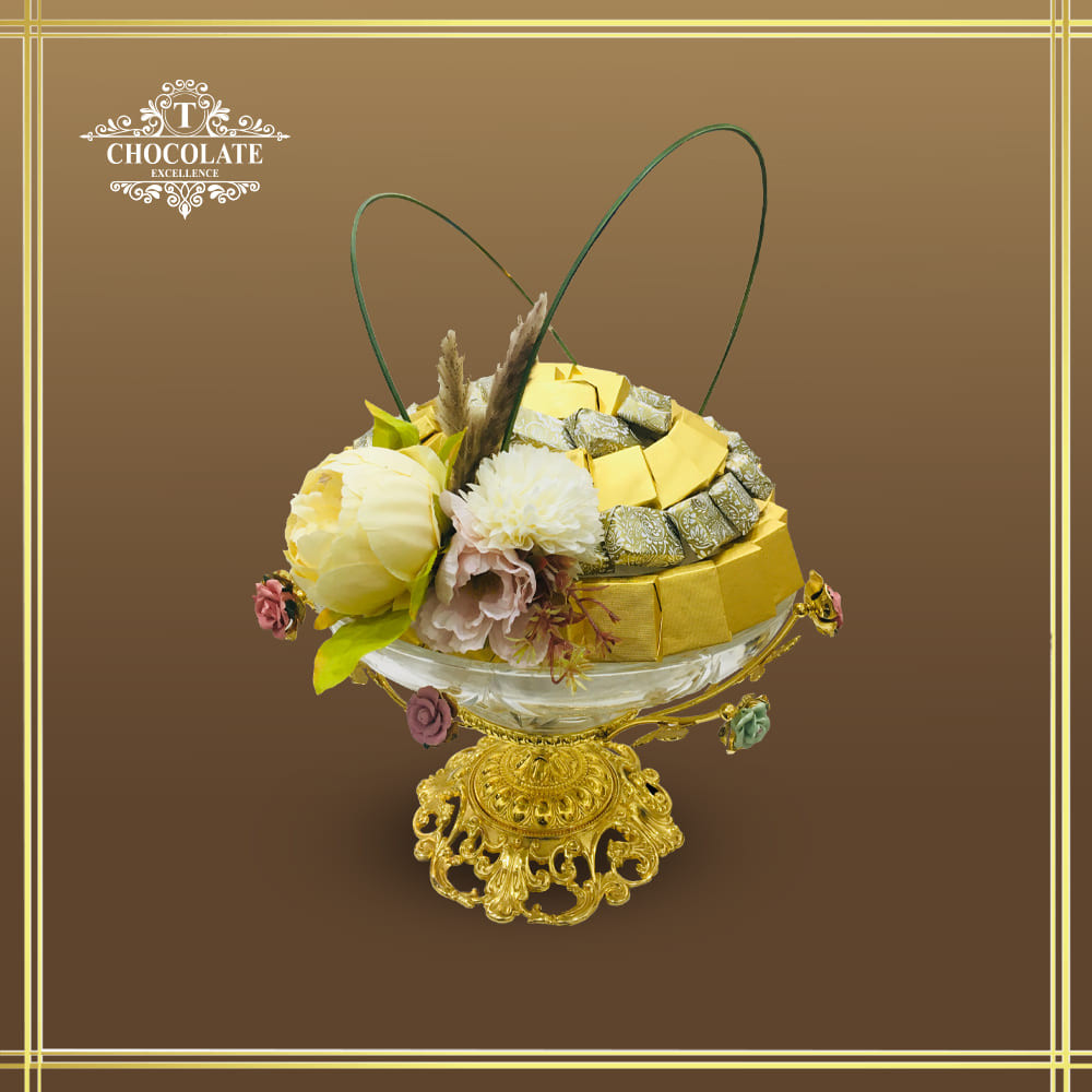 Chocolate Flower Tray Arrangement Z626