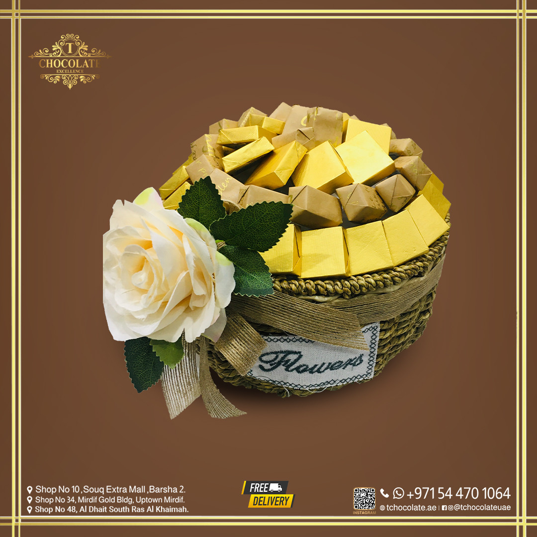 Chocolate Tray Basket Arrangement – LZ637