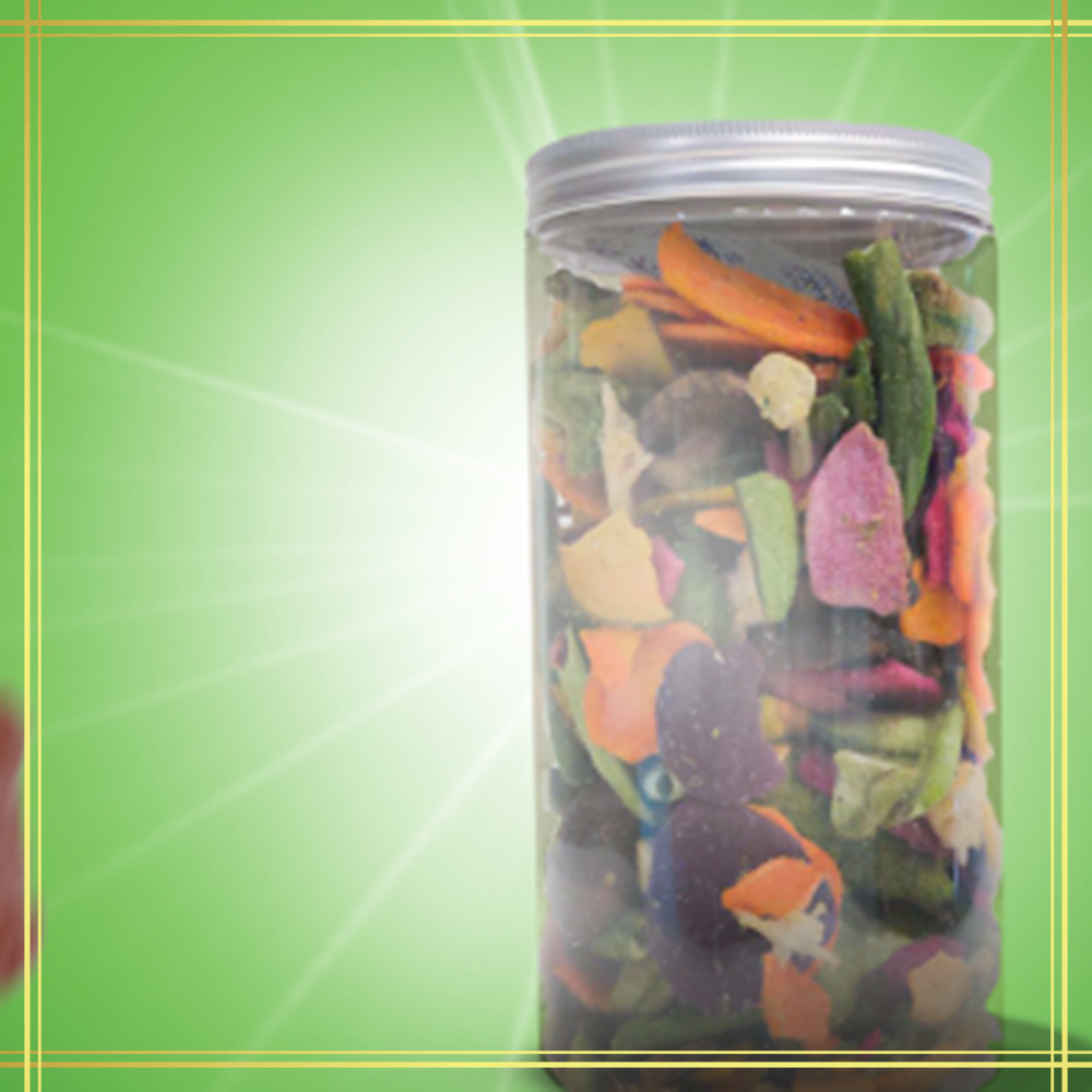 Crunchy Vegetables Plastic Jar Z05